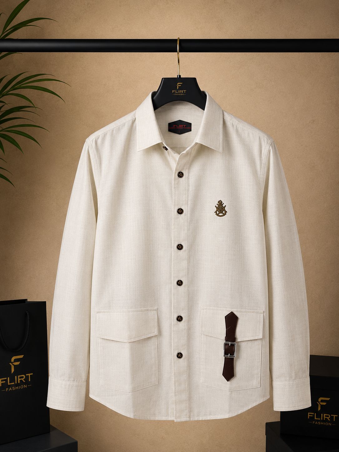 Explorer Belted Utility Shirt (Men)