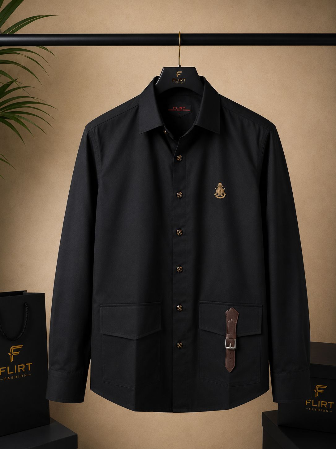 Explorer Belted Utility Shirt (Men)