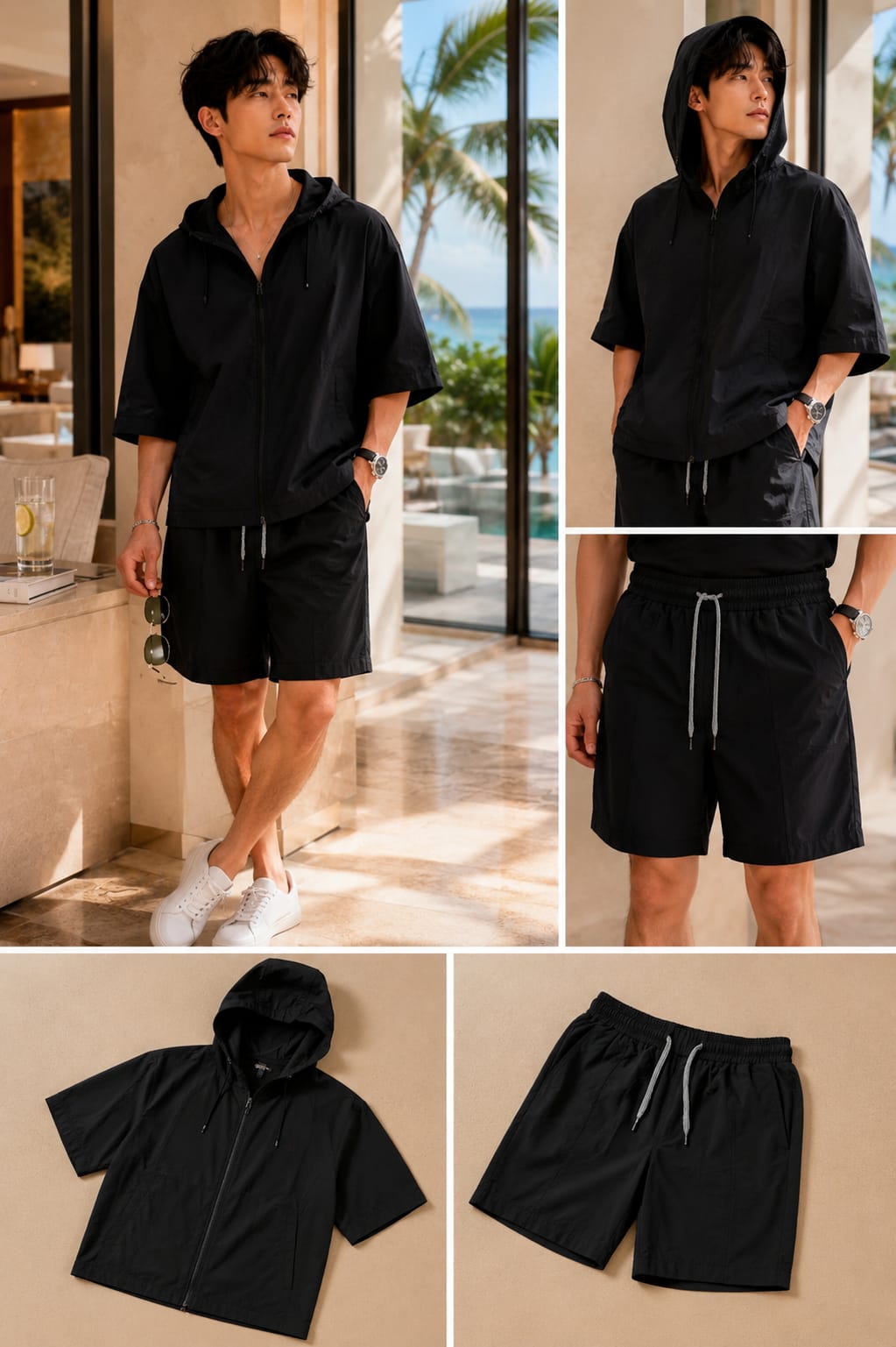Premium Designer Hooded Cord Set (Men)