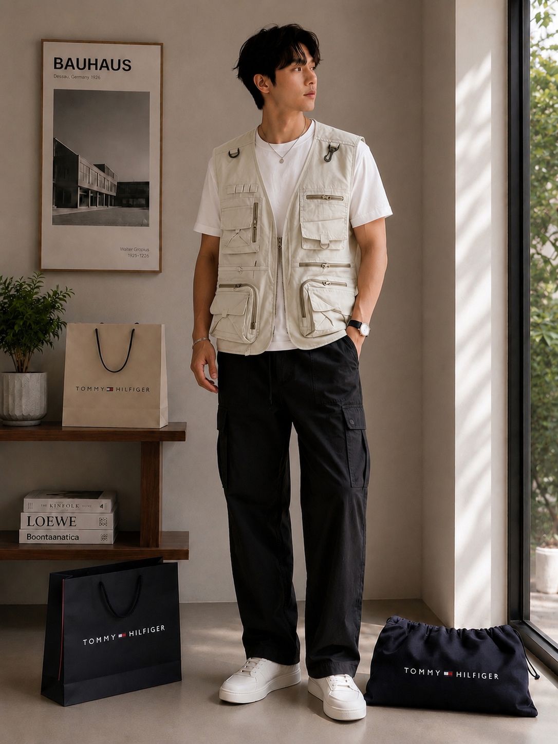 Utility Multi-Pocket Designer Vest (Men)