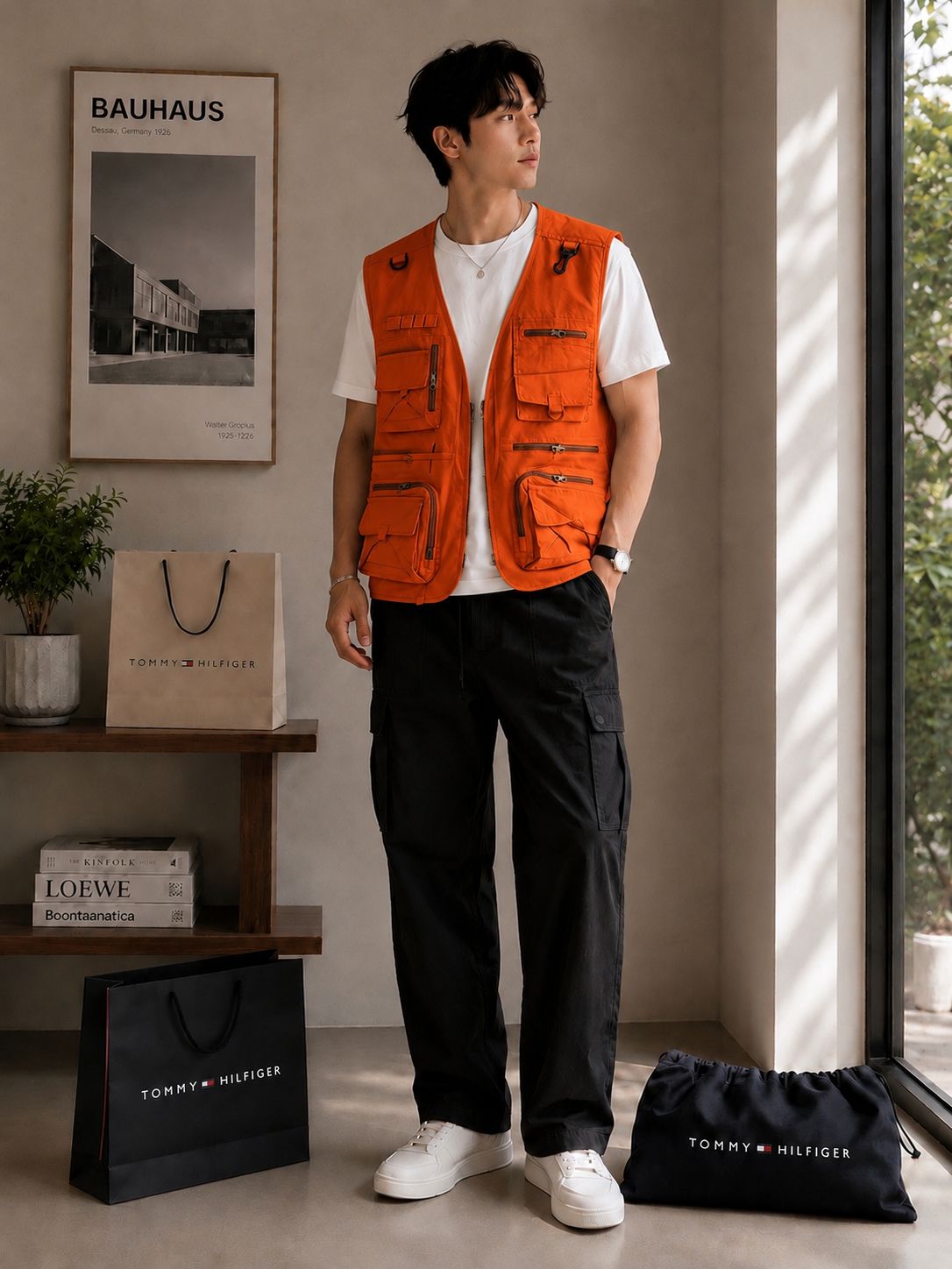 Utility Multi-Pocket Designer Vest (Men)