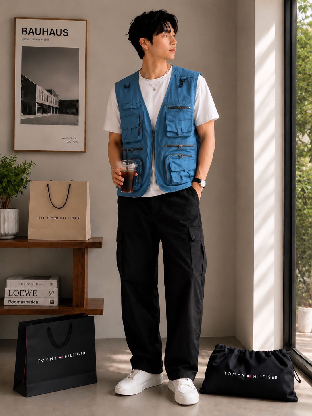 Utility Multi-Pocket Designer Vest (Men)