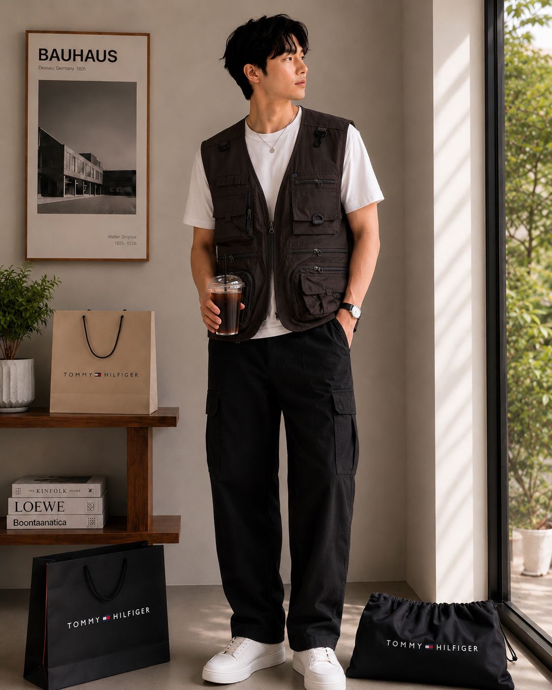 Utility Multi-Pocket Designer Vest (Men)