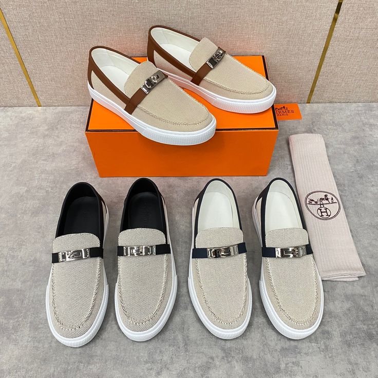 Premium Canvas Slip-On Sneakers (Men)