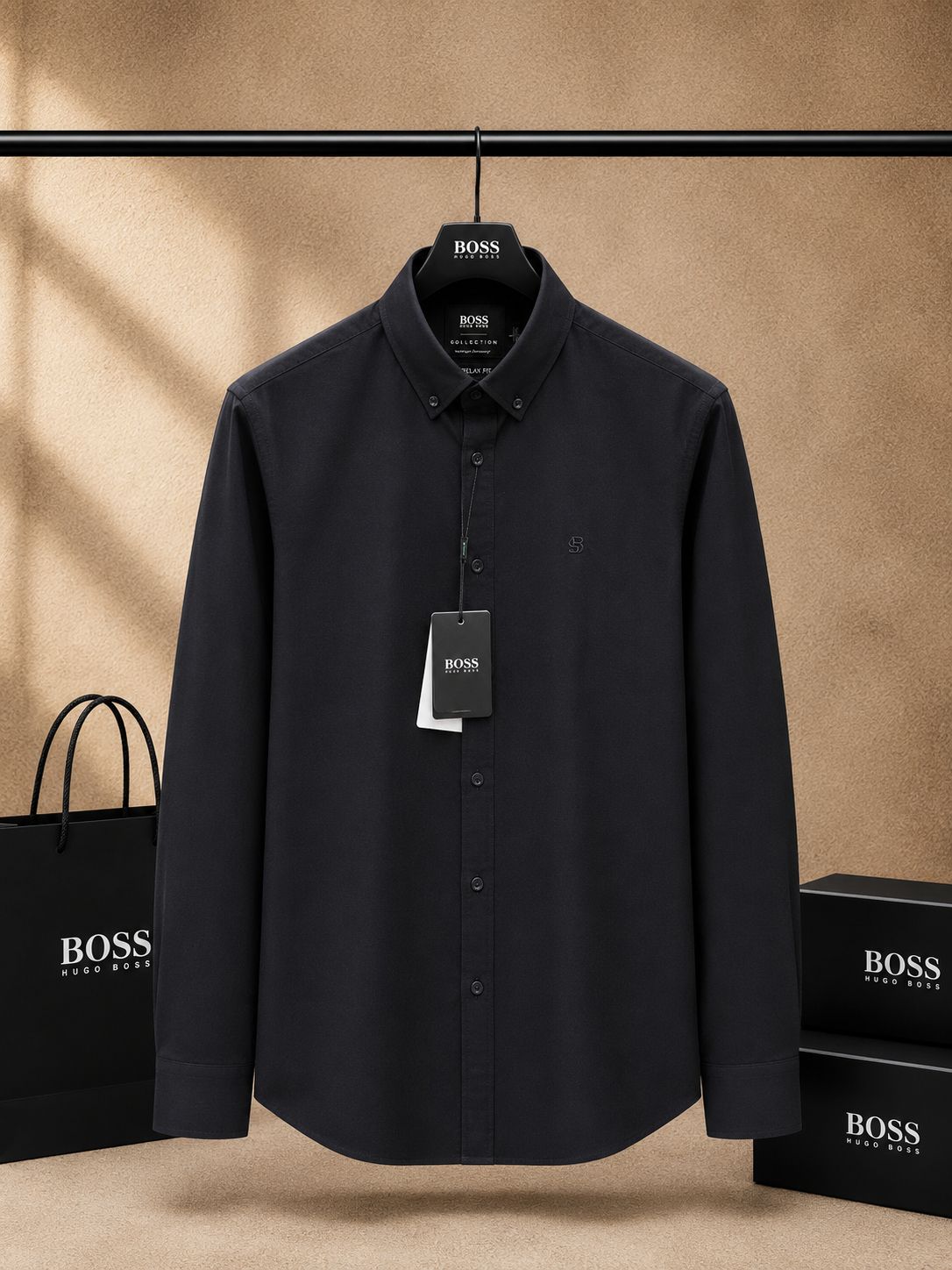 Premium Linen Button-Down Shirt (Men)