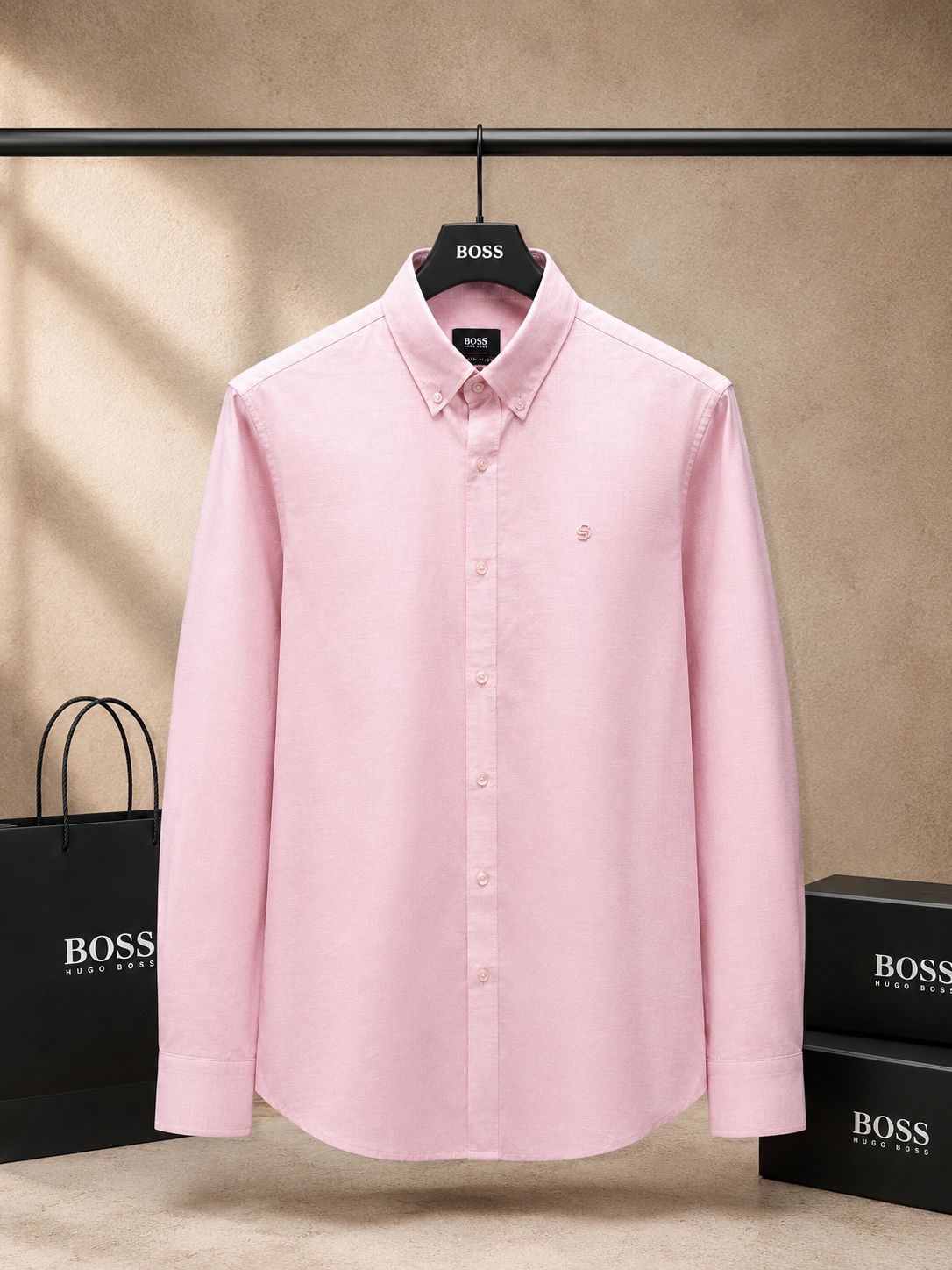 Premium Linen Button-Down Shirt (Men)