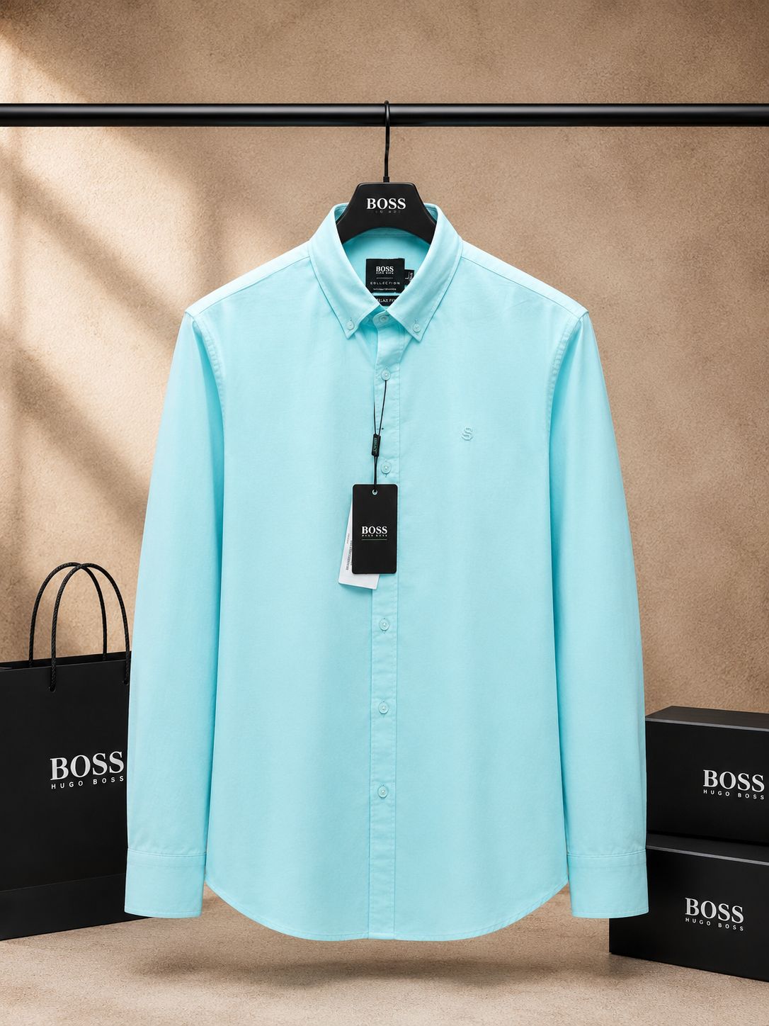 Premium Linen Button-Down Shirt (Men)