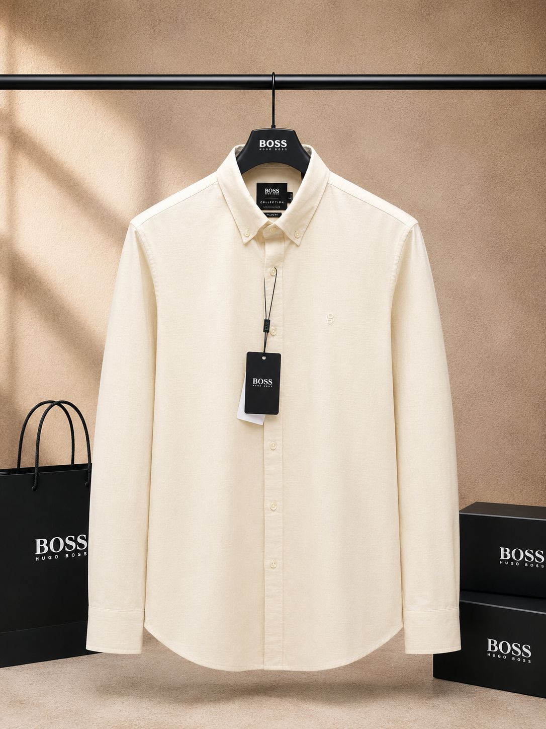 Premium Linen Button-Down Shirt (Men)