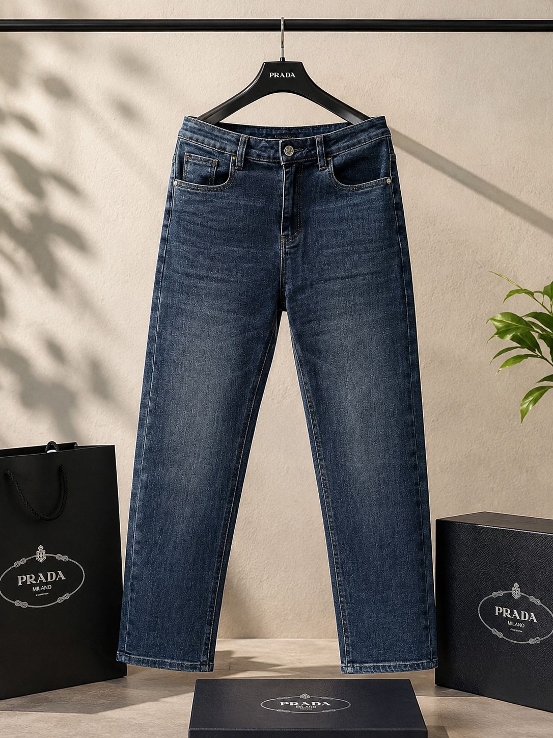 Premium Straight Fit Denim Jeans (Men)