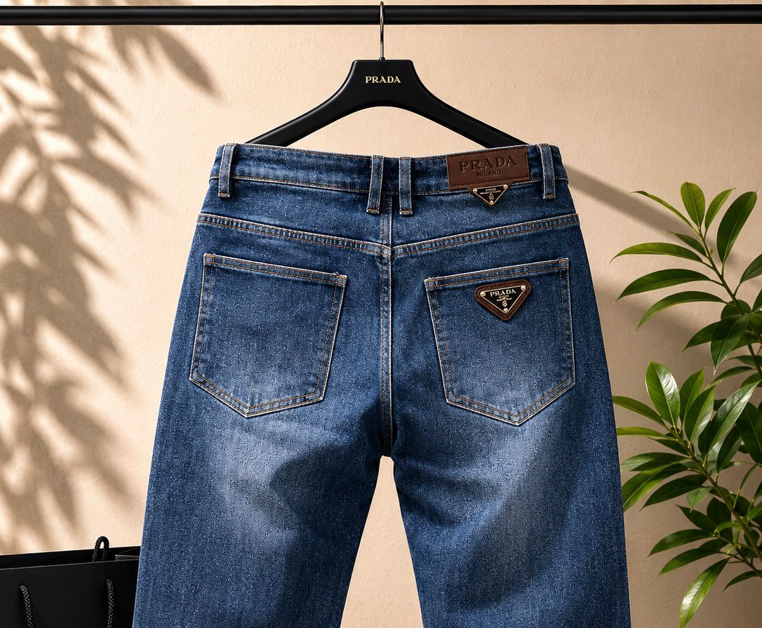 Premium Straight Fit Denim Jeans (Men)