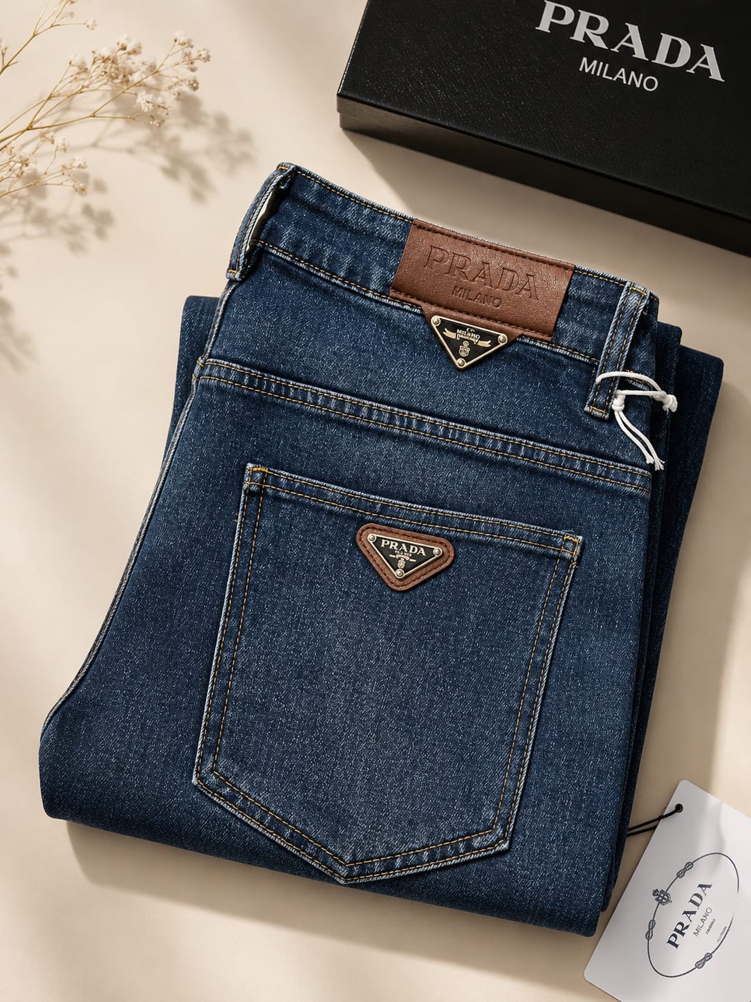 Premium Straight Fit Denim Jeans (Men)