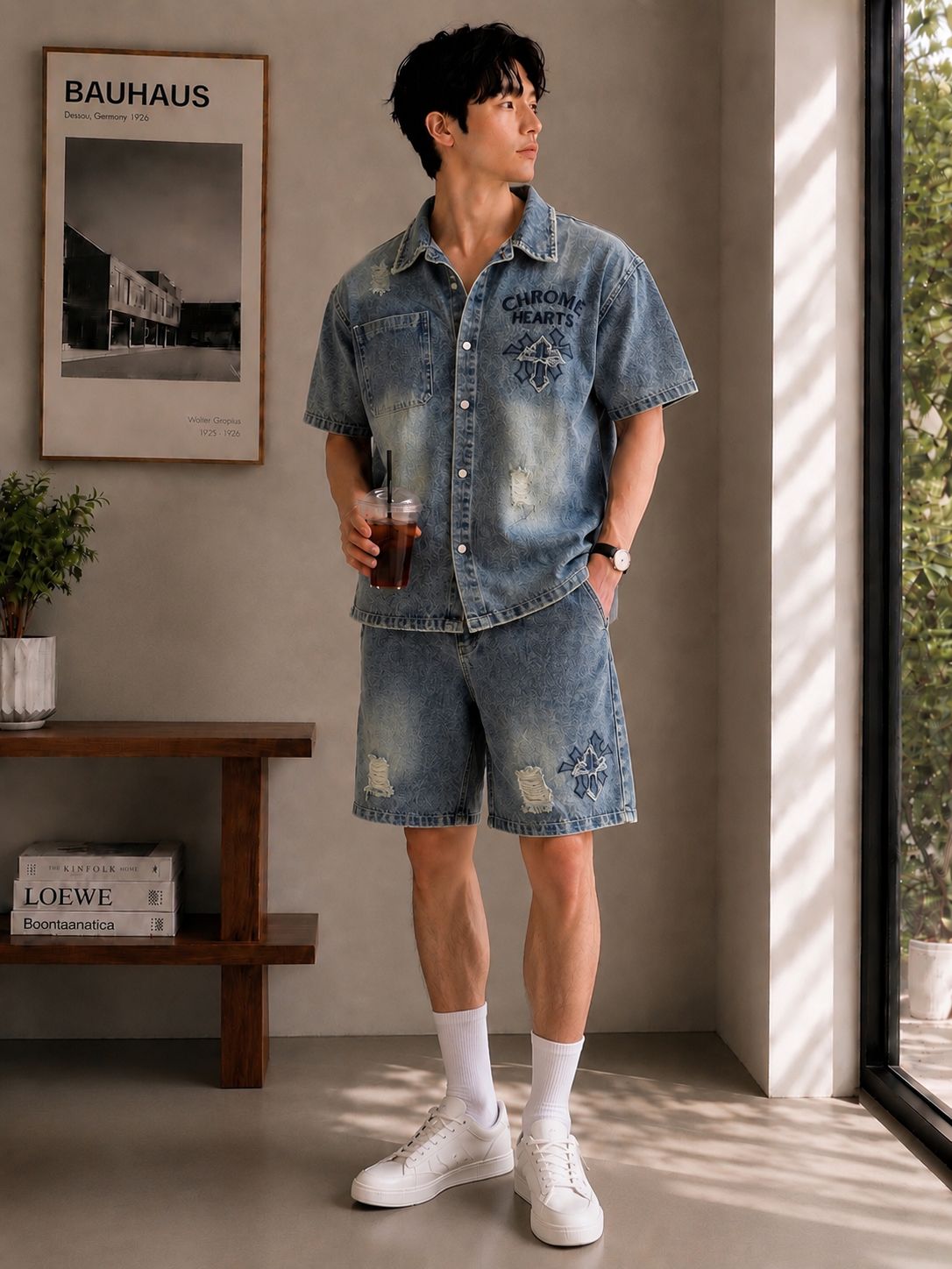 Premium Denim Cord Set (Men)
