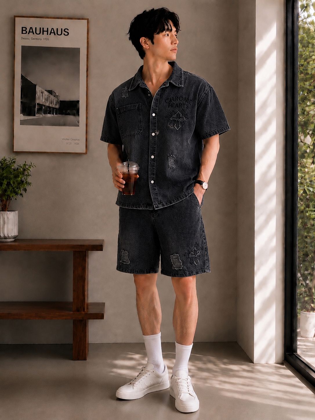 Premium Denim Cord Set (Men)