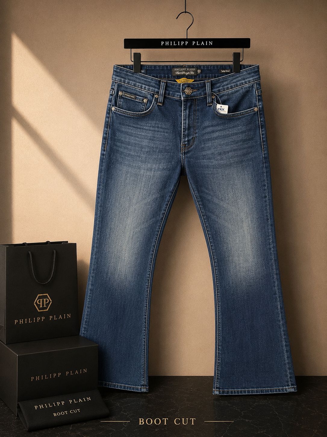 Premium Bootcut Denim Jeans (Men)