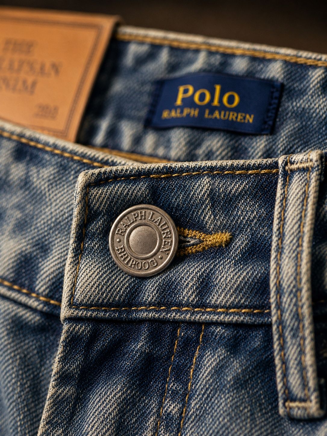 Premium Straight Fit Distressed Denim Jeans (Men)