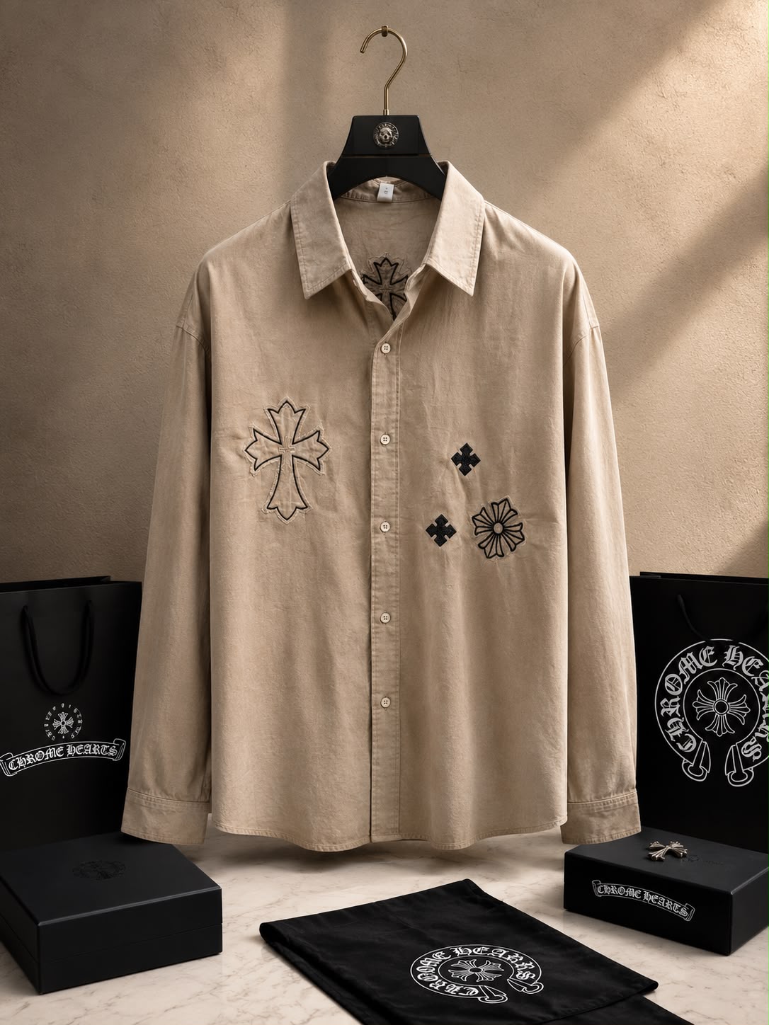 Premium Designer Embroidered Casual Shirt