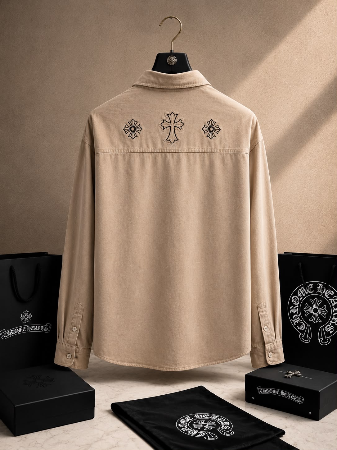 Premium Designer Embroidered Casual Shirt