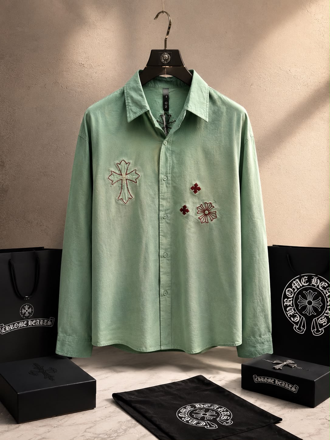 Premium Designer Embroidered Casual Shirt