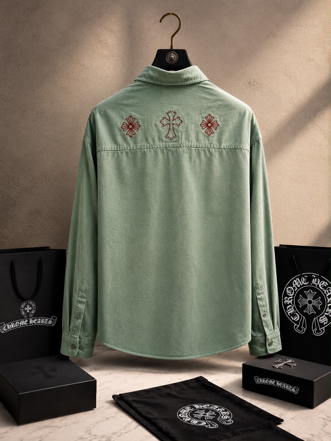 Premium Designer Embroidered Casual Shirt