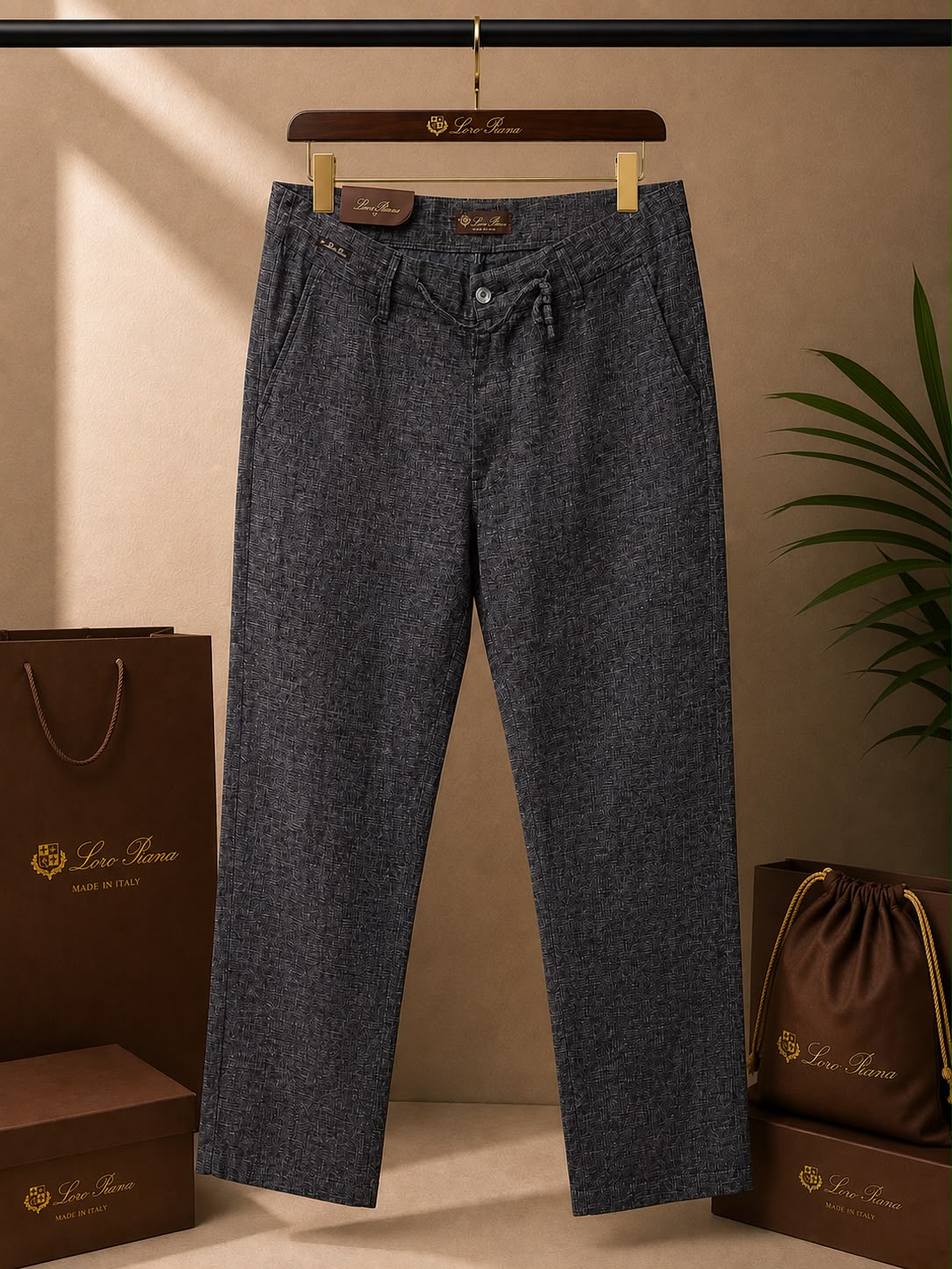 Linen Luxe Straight Fit Pants