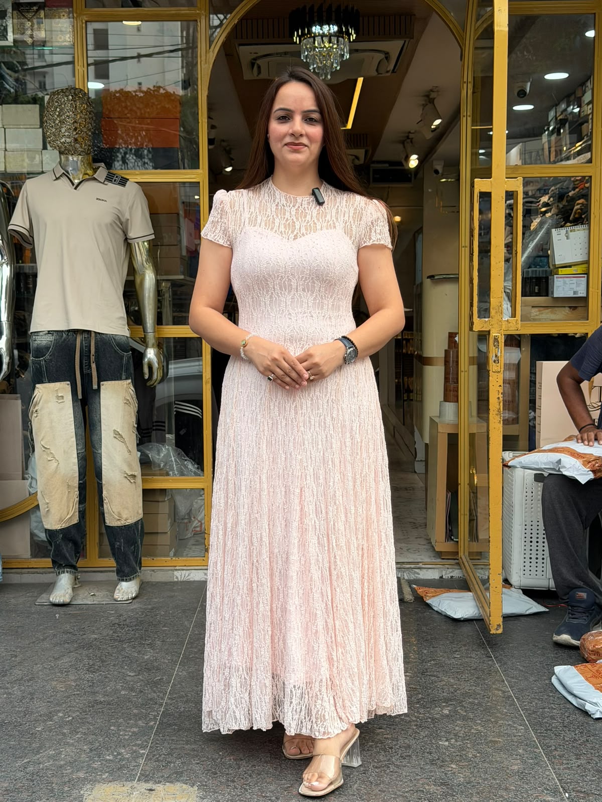 Lace Elegance Maxi Dress (Women)