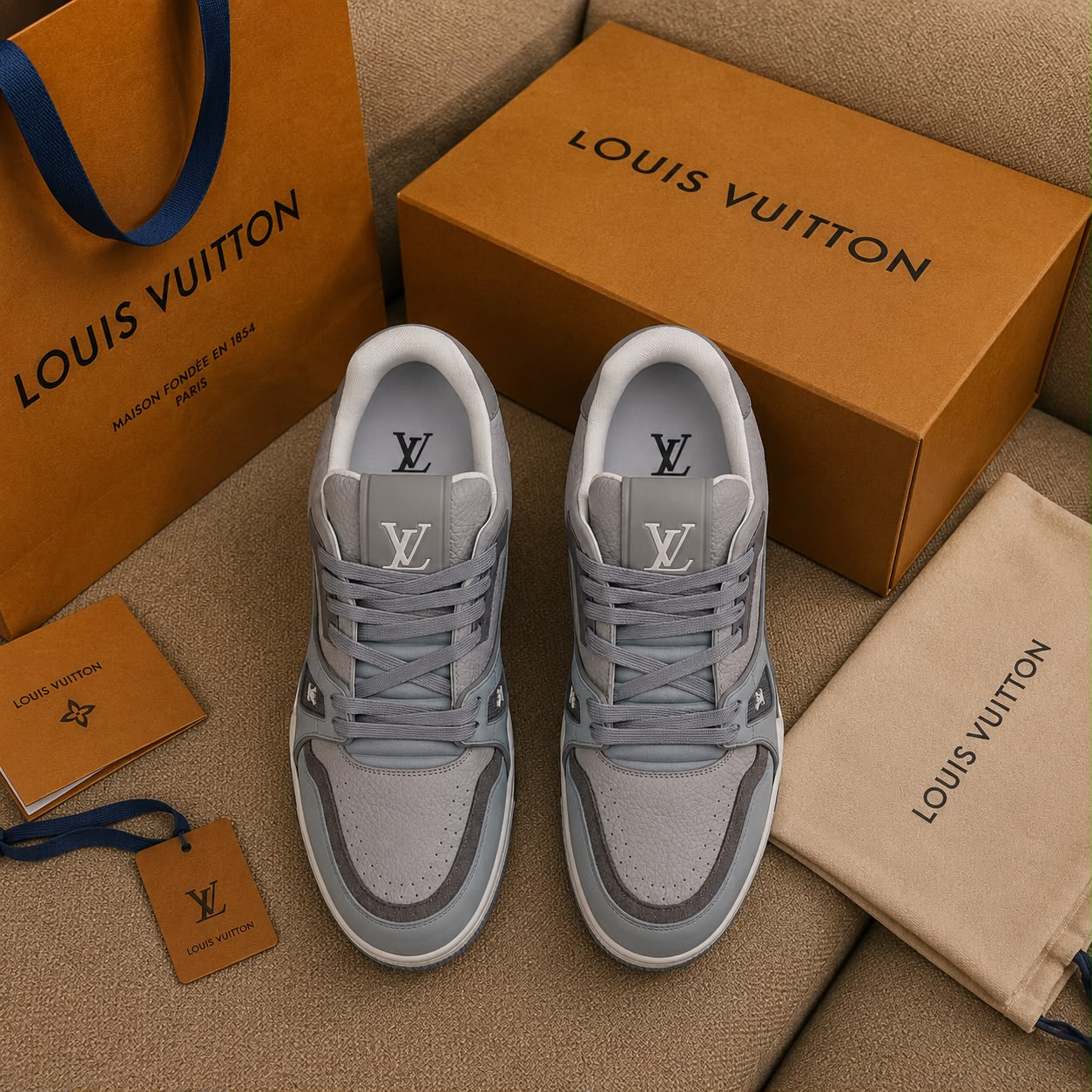 Premium Luxury Leather Sneakers (Men)