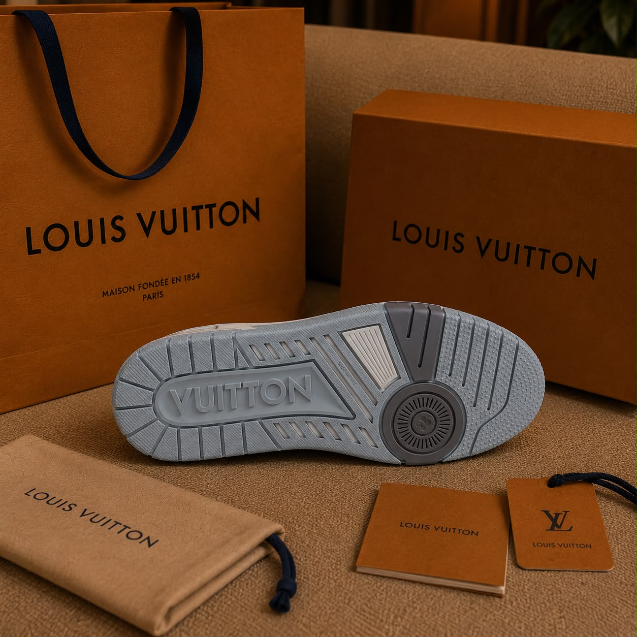 Premium Luxury Leather Sneakers (Men)