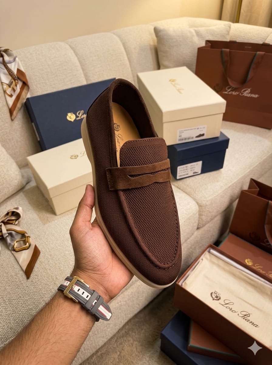 Premium Comfort Fabric Loafers (Men)