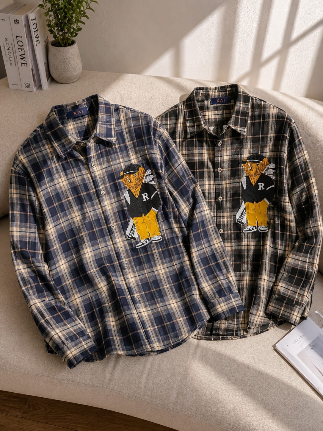 Premium Brushed Check Overshirt (Men)