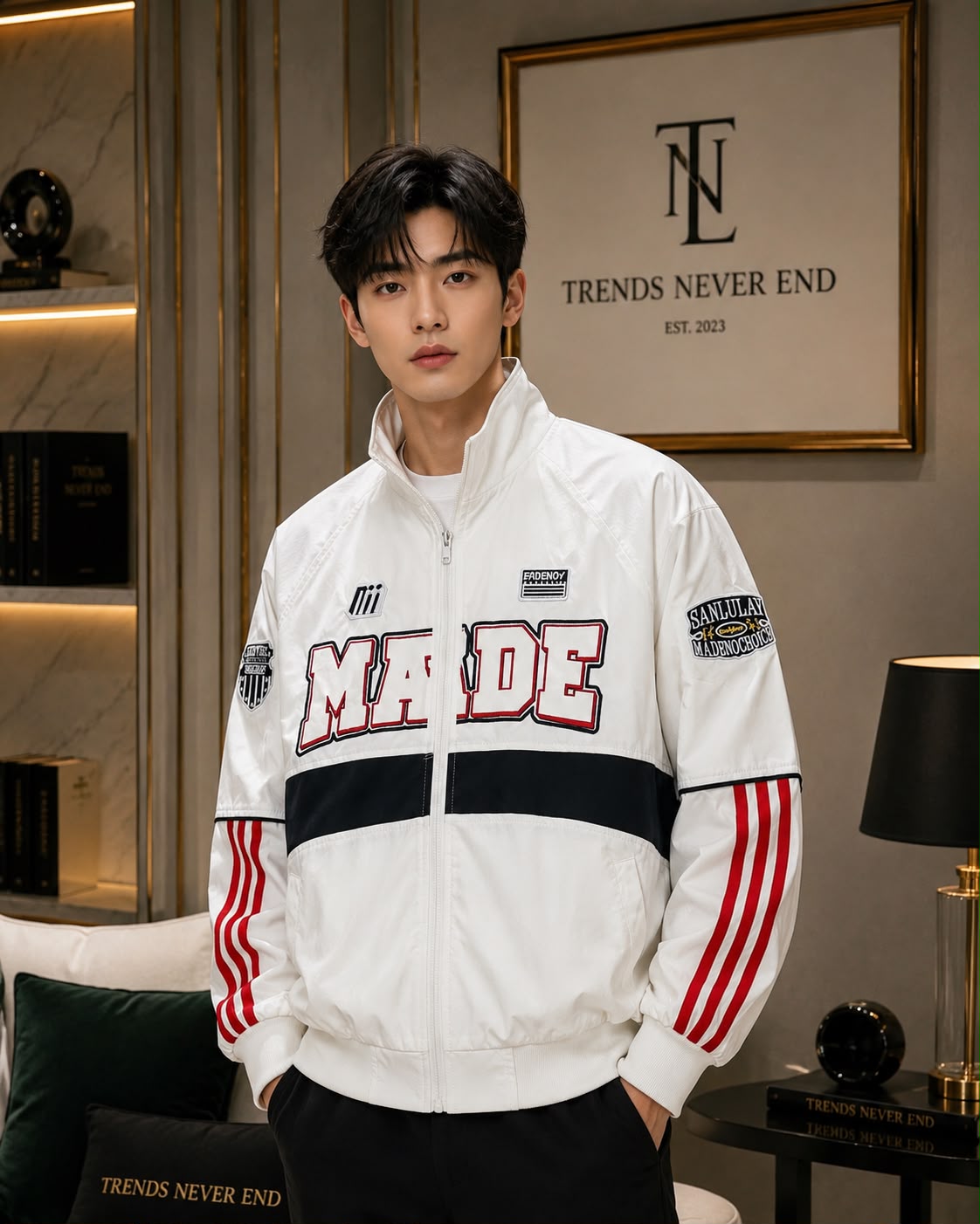 Men’s Varsity Windbreaker Jacket