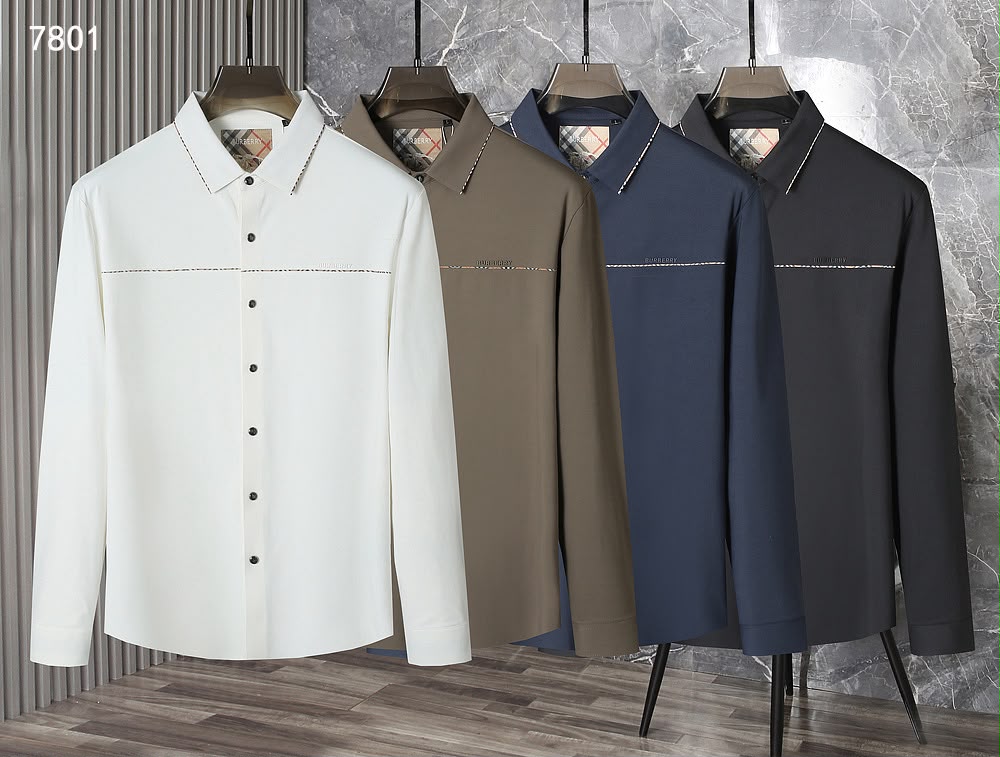 Men’s Pre-Winter Check-Accent Long Sleeve Casual Shirt