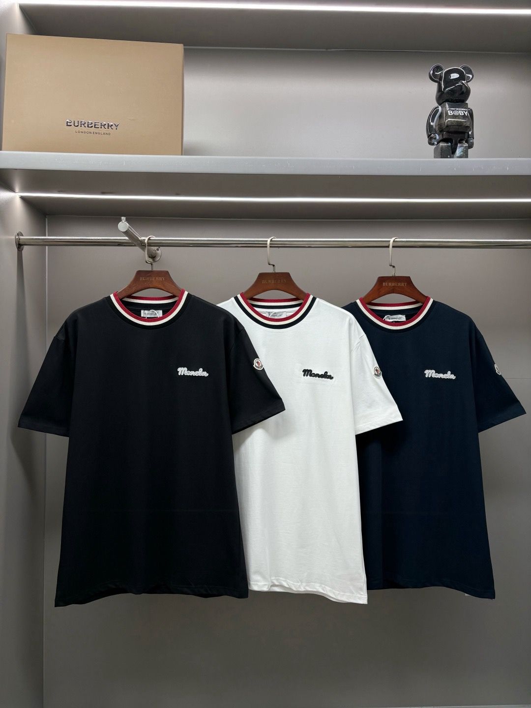 Premium Rib-Neck Cotton T-Shirt