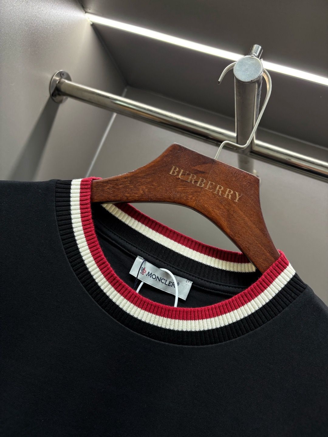 Premium Rib-Neck Cotton T-Shirt