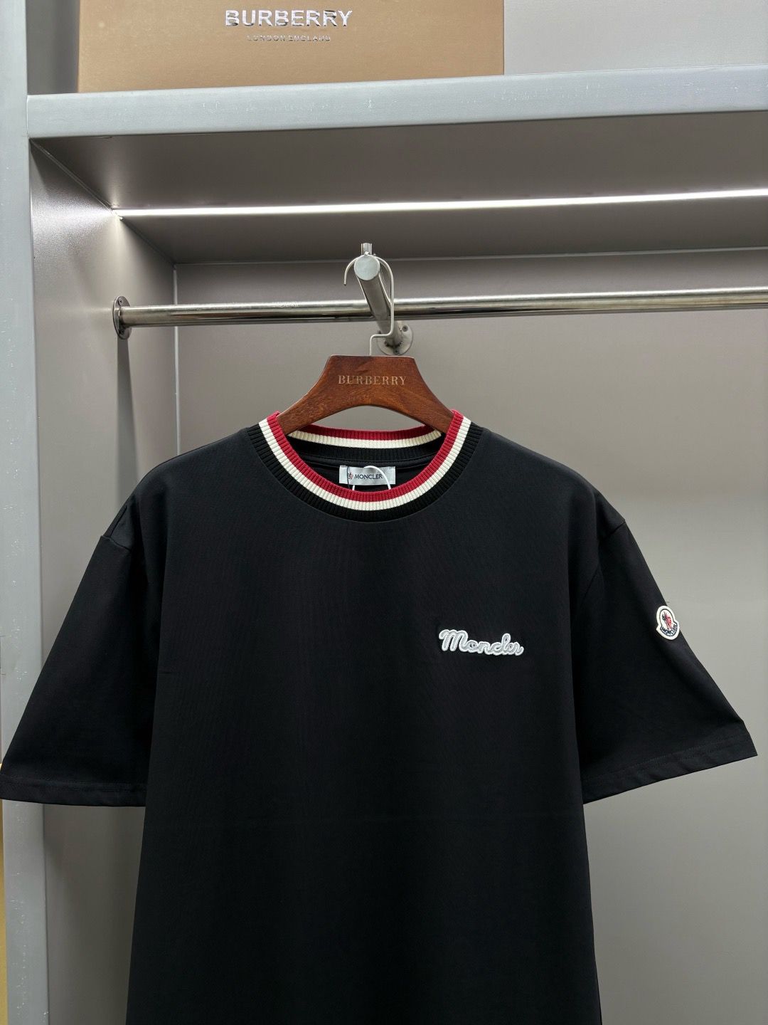 Premium Rib-Neck Cotton T-Shirt