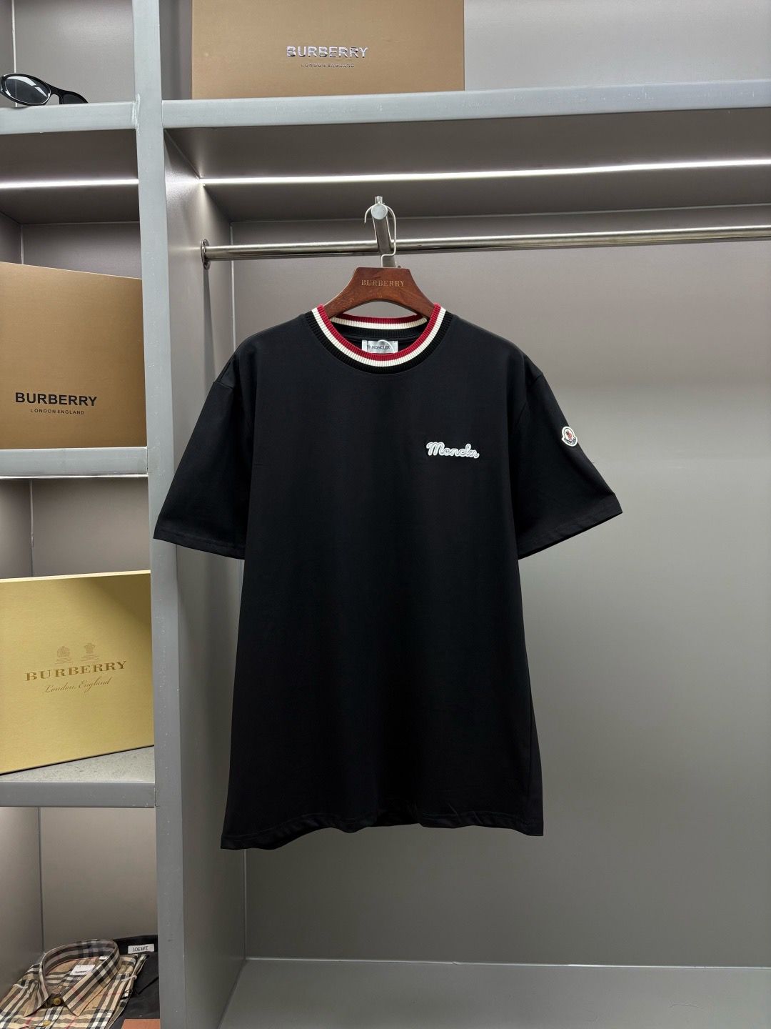 Premium Rib-Neck Cotton T-Shirt