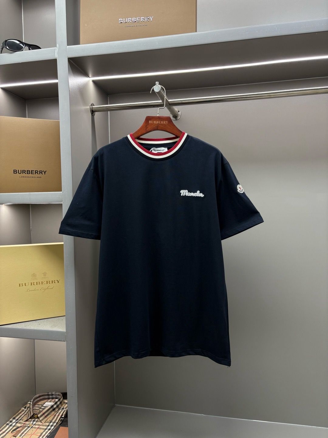 Premium Rib-Neck Cotton T-Shirt