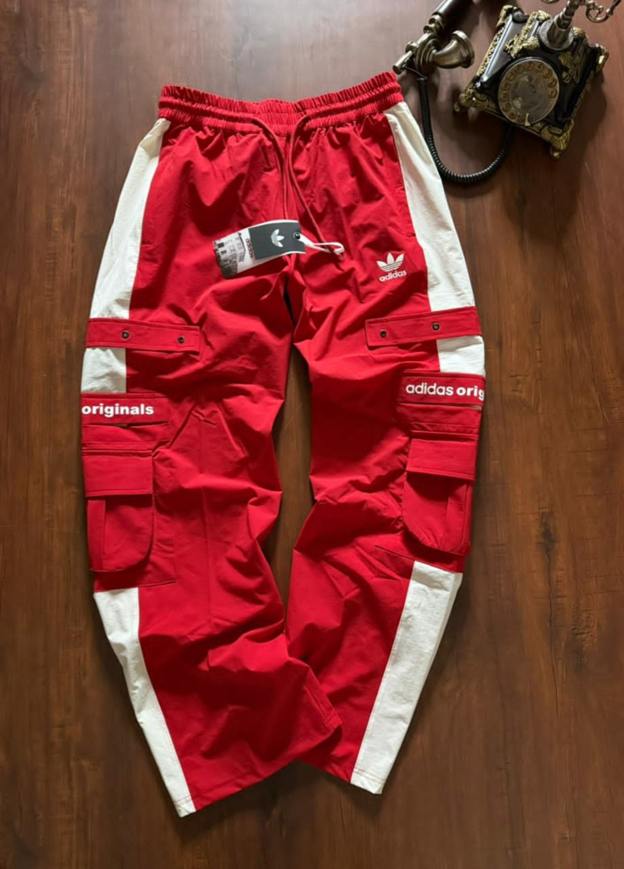 Adidas Joggers with Parachute Fabric