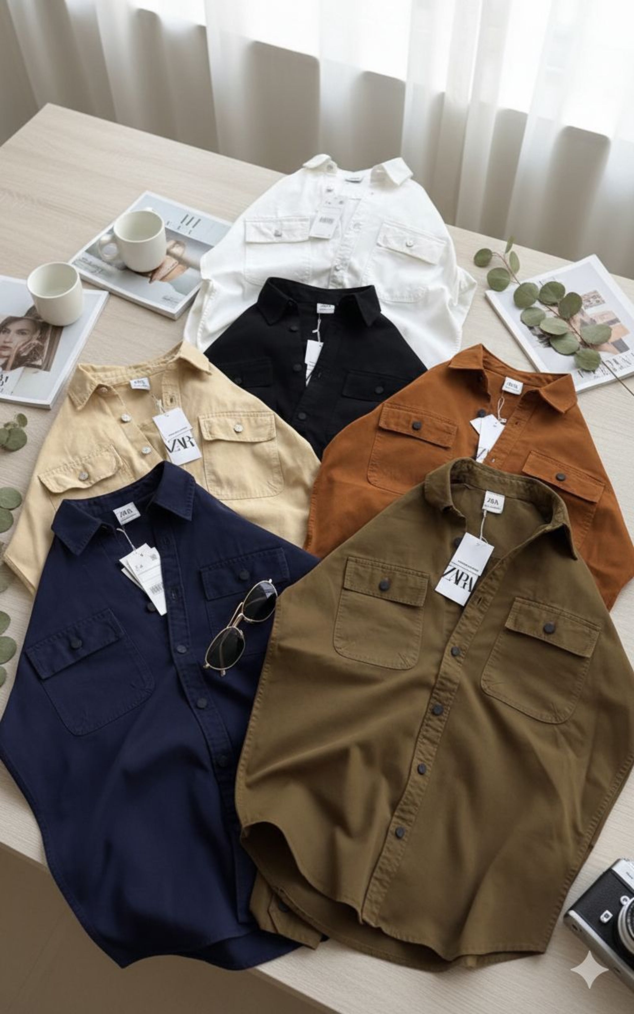Zara Shirt Premium Collection with RFD Fabric – Trend Never Ends