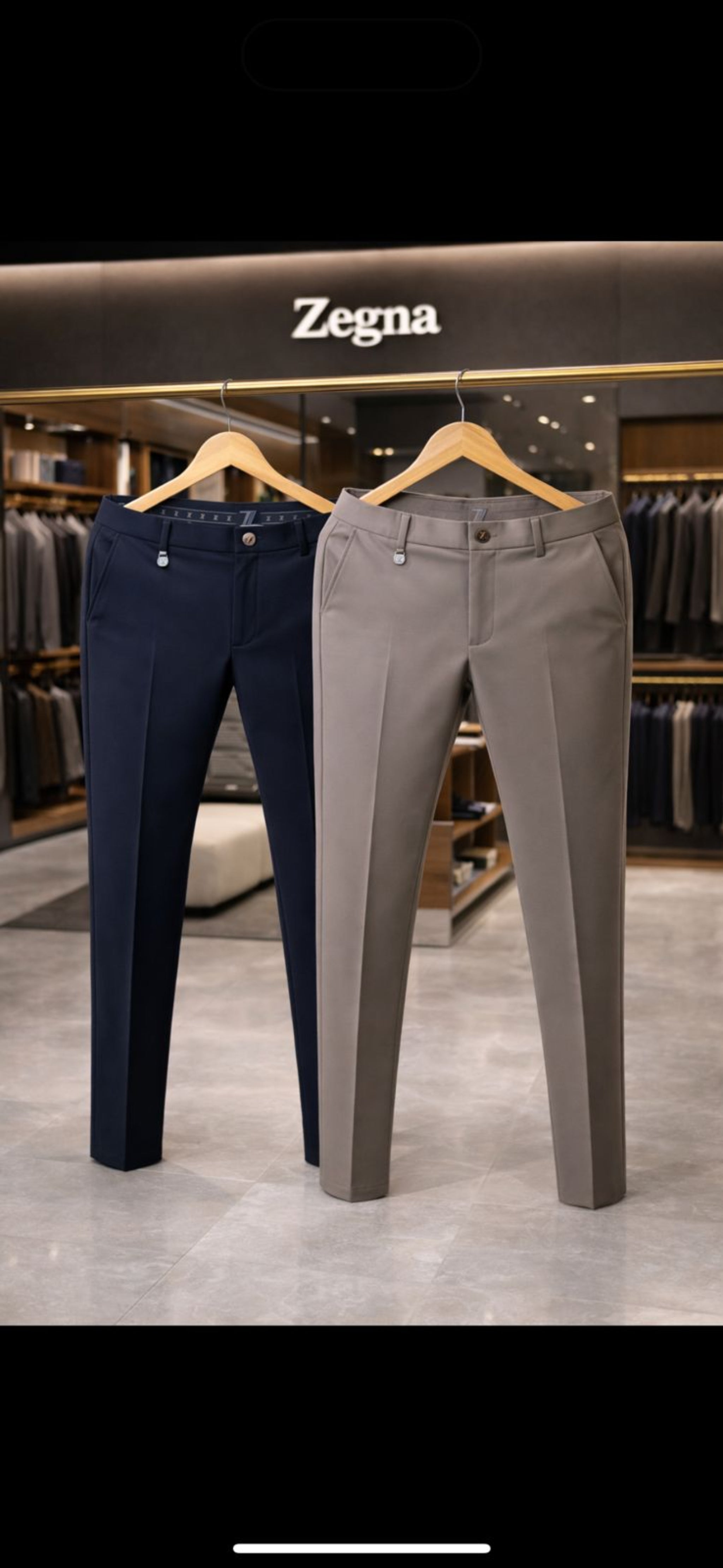 Authentic Hermes-Inspired Turkish Trousers | High-End Imported Dress Pants from Turkey