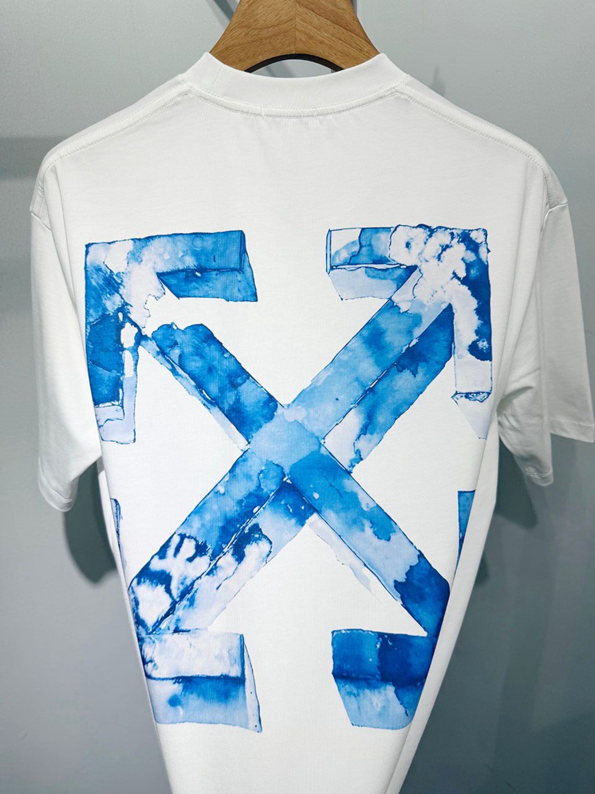 Off-White Round Neck T-Shirt - Made in Turkey, 350 GSM Fabric