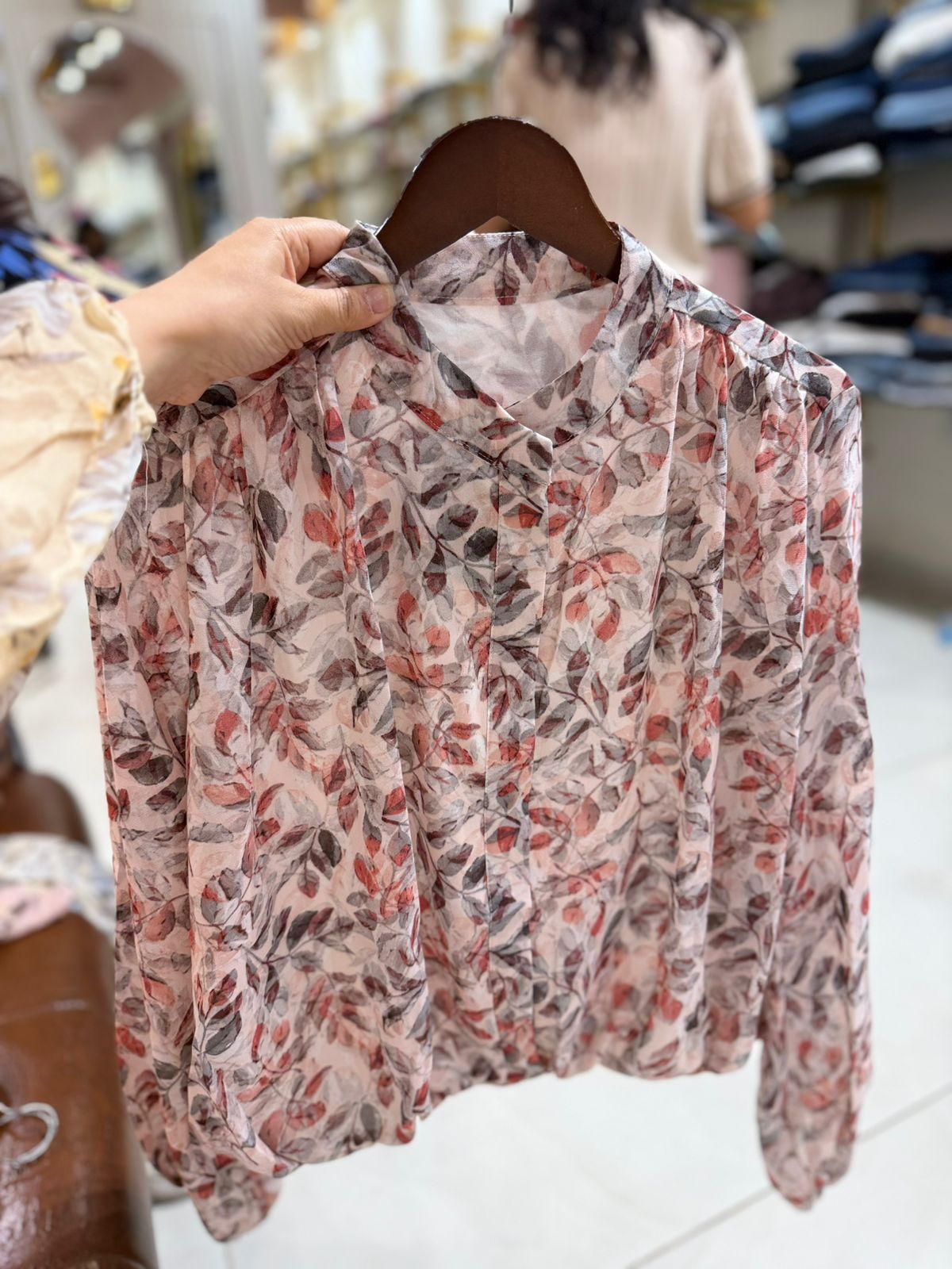 Breeze Luxe Mandarin Summer Shirt