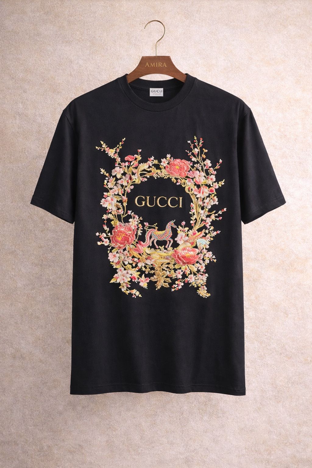 Royal Bloom Oversized Tee