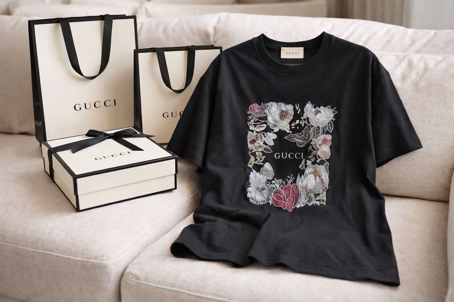 Floral Luxe Oversized Tee