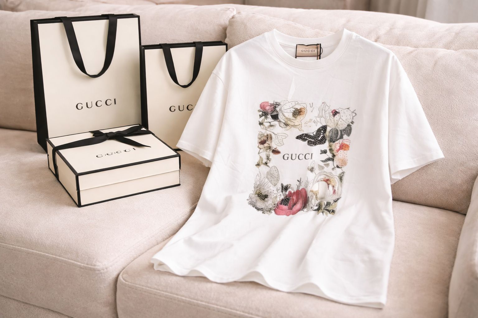 Floral Luxe Oversized Tee