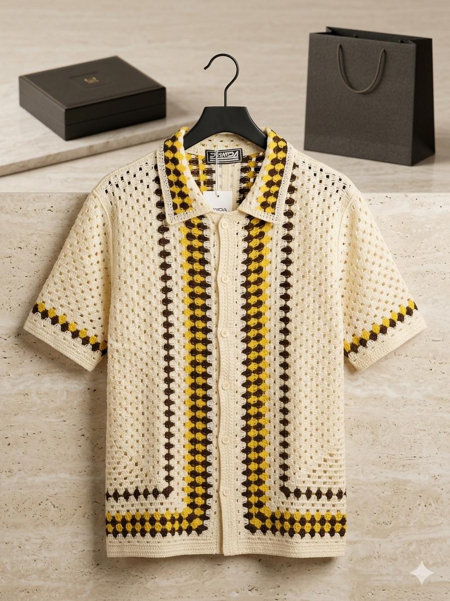 Coastal Knit Vacation Shirt