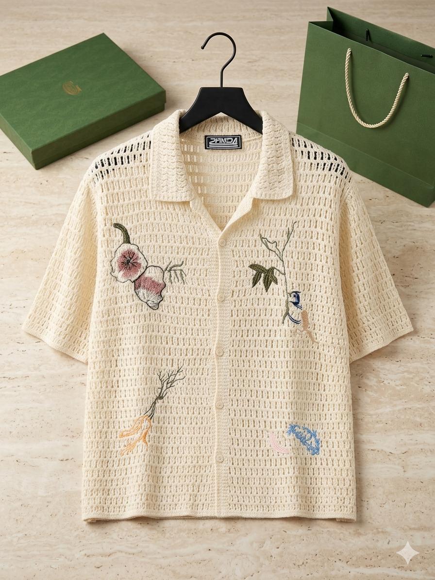 Coastal Knit Vacation Shirt