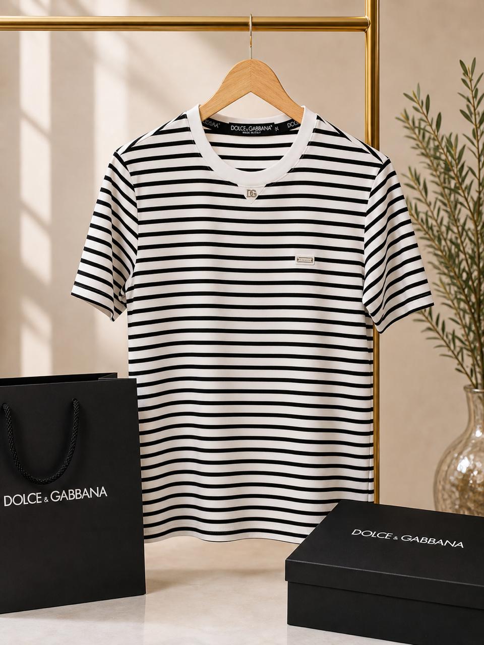Elite Stripe Cotton Tee (Men)