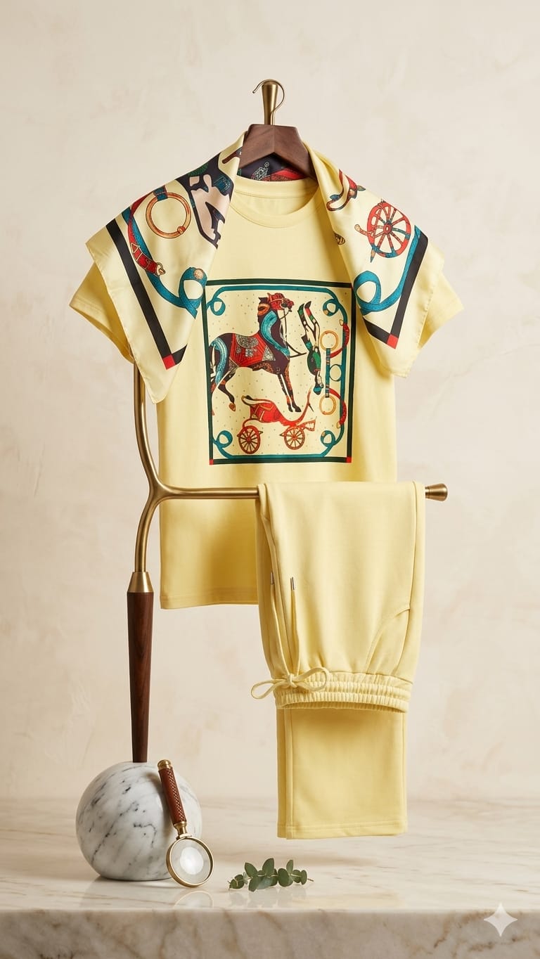 Royal Printed Premium Cordset (Women)