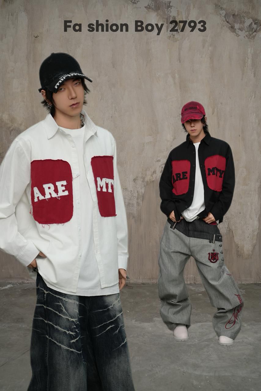 Urban Rebel Patchwork Shirt (Men)
