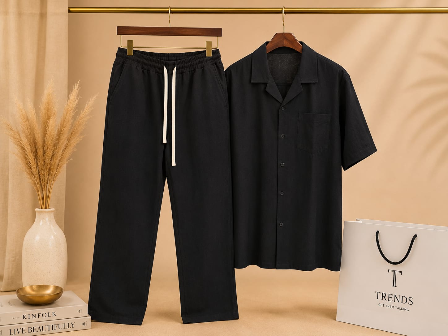Coastal Breeze Linen Cord Set (Men)